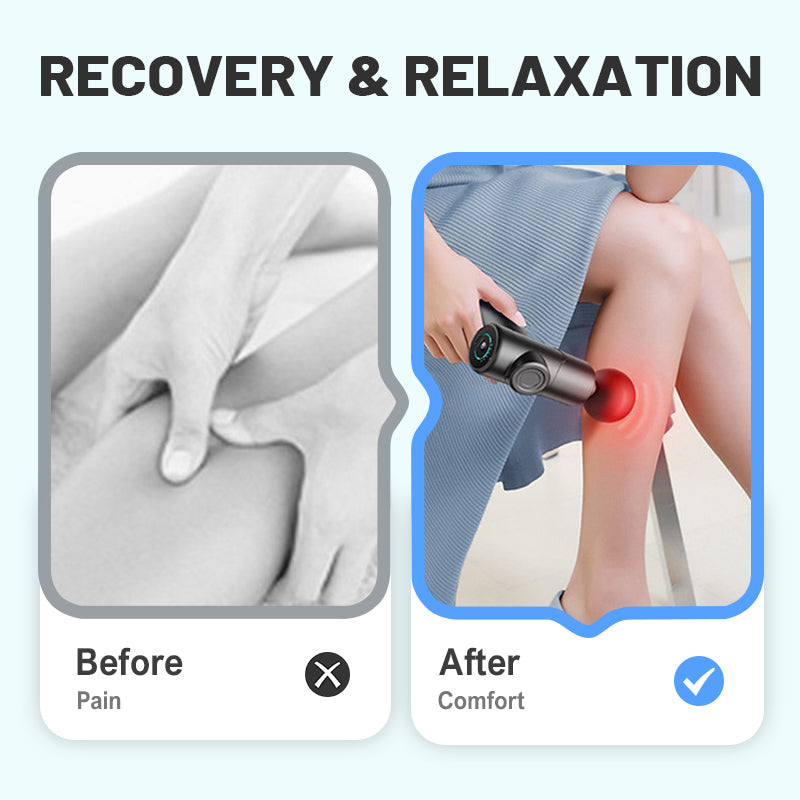 ⏳Time-limited Special⌛Portable Deep Tissue Massager with 6 Speeds & 4 Heads🎁