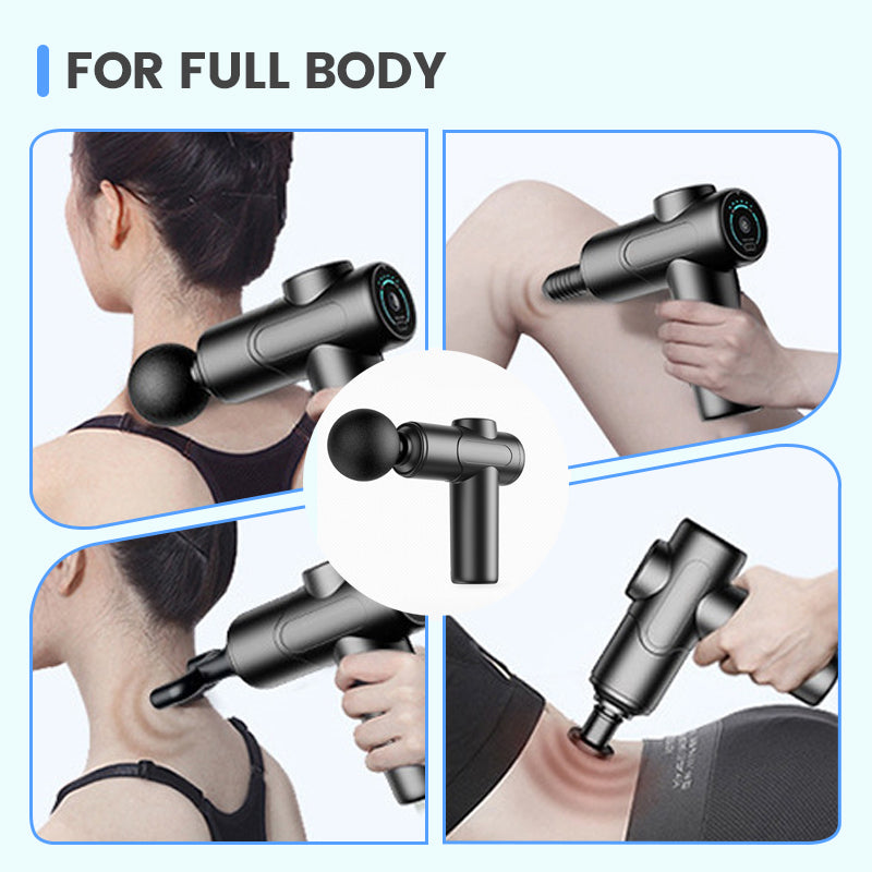 ⏳Time-limited Special⌛Portable Deep Tissue Massager with 6 Speeds & 4 Heads🎁