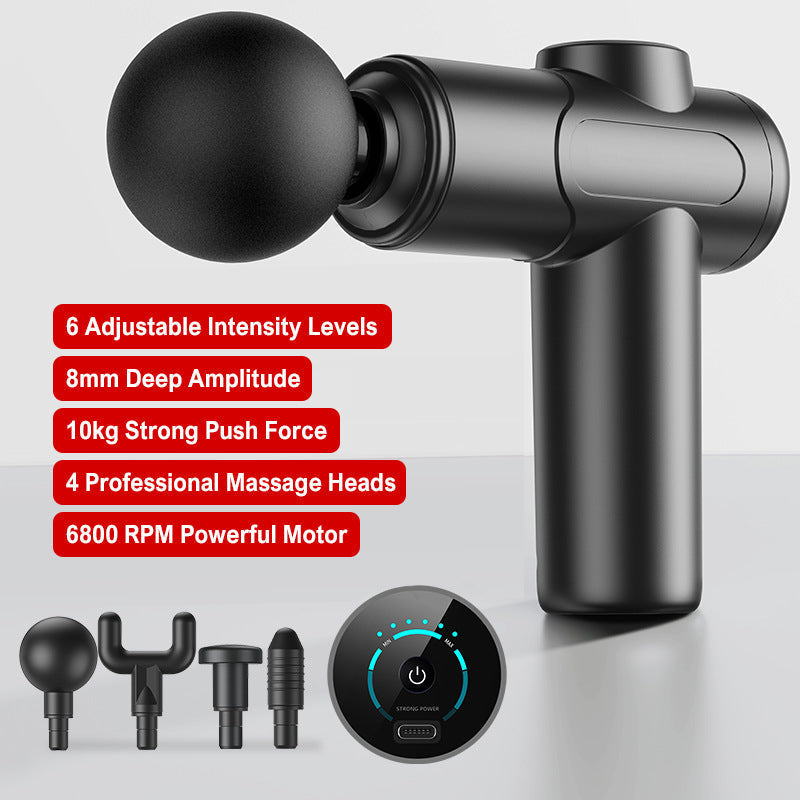 ⏳Time-limited Special⌛Portable Deep Tissue Massager with 6 Speeds & 4 Heads🎁