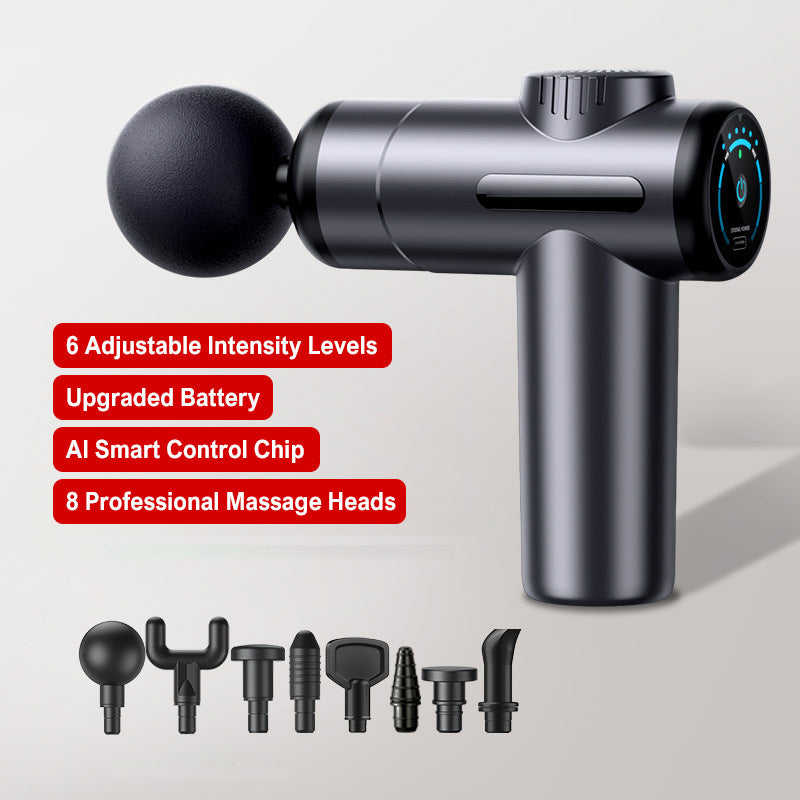 ⏳Time-limited Special⌛Portable Deep Tissue Massager with 6 Speeds & 4 Heads🎁