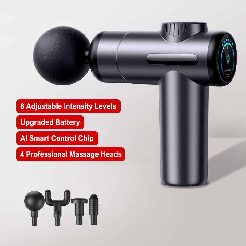 ⏳Time-limited Special⌛Portable Deep Tissue Massager with 6 Speeds & 4 Heads🎁