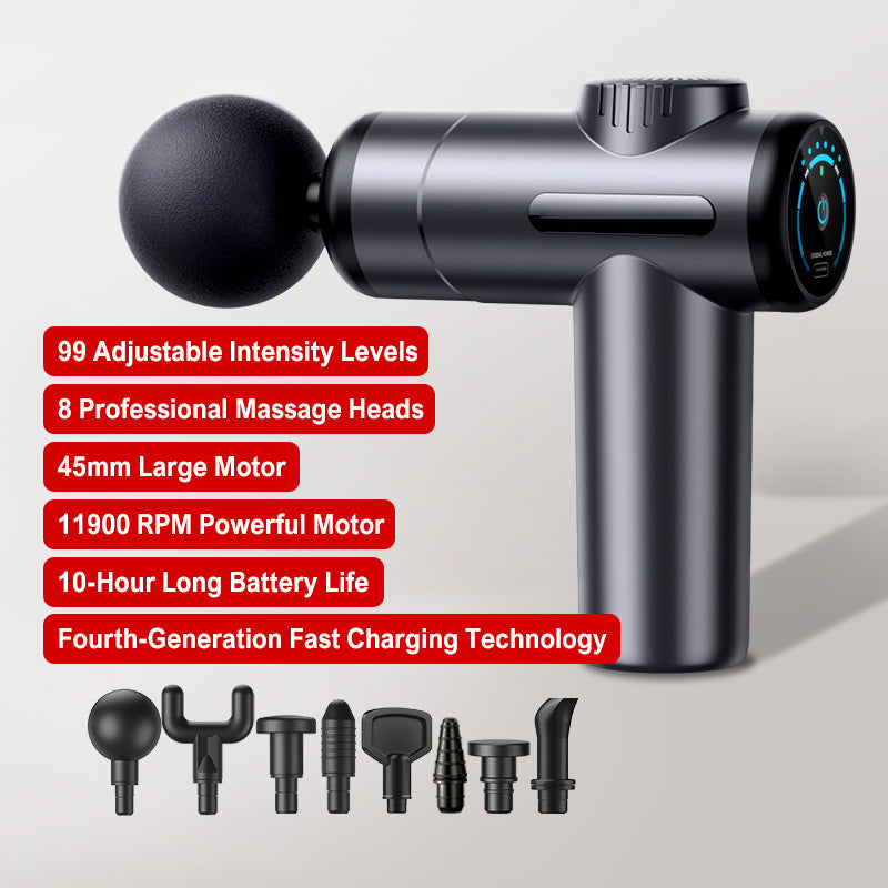 ⏳Time-limited Special⌛Portable Deep Tissue Massager with 6 Speeds & 4 Heads🎁