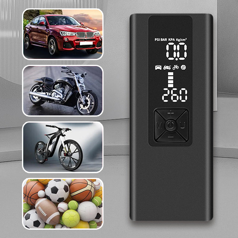 ✨Essential For a Car🚗Tire Inflator Portable Air Compressor For Car, Motorcycle, Ball🏍️