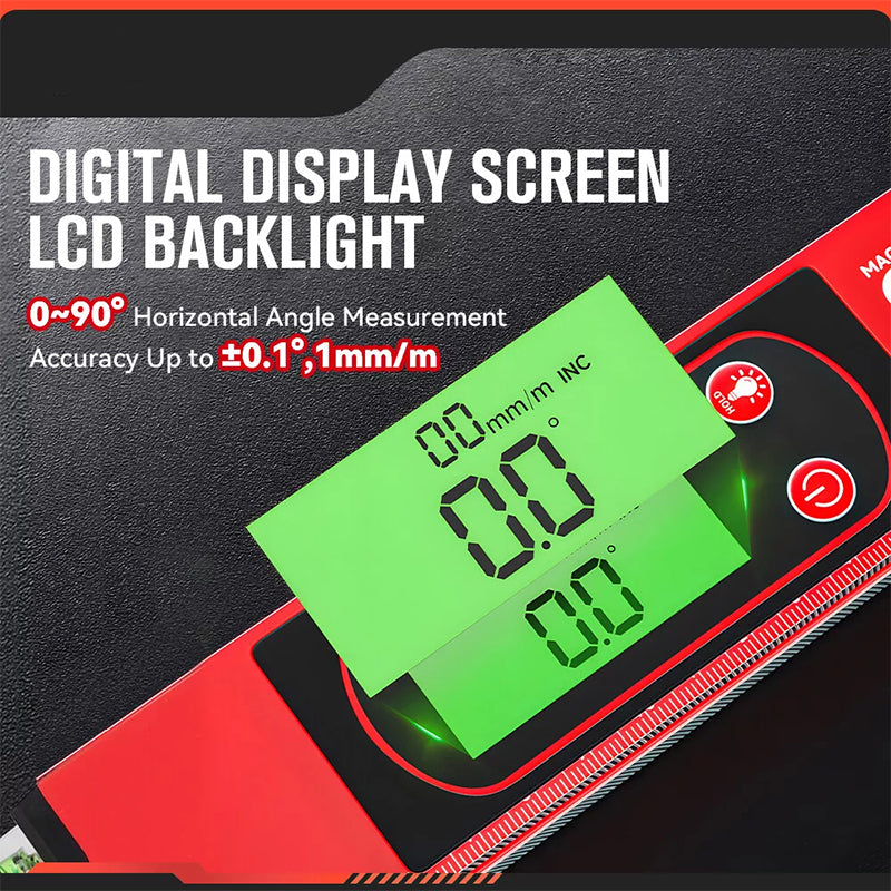 ⏳Time-limited Special⌛ Multi-Function High Precision Magnetic Level with LCD Digital Display