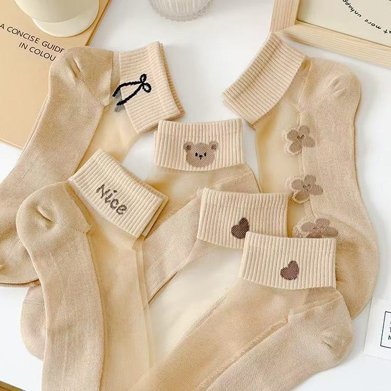 🌴Summer Specials🌴Women's Breathable Mesh Patchwork Ankle Socks✨