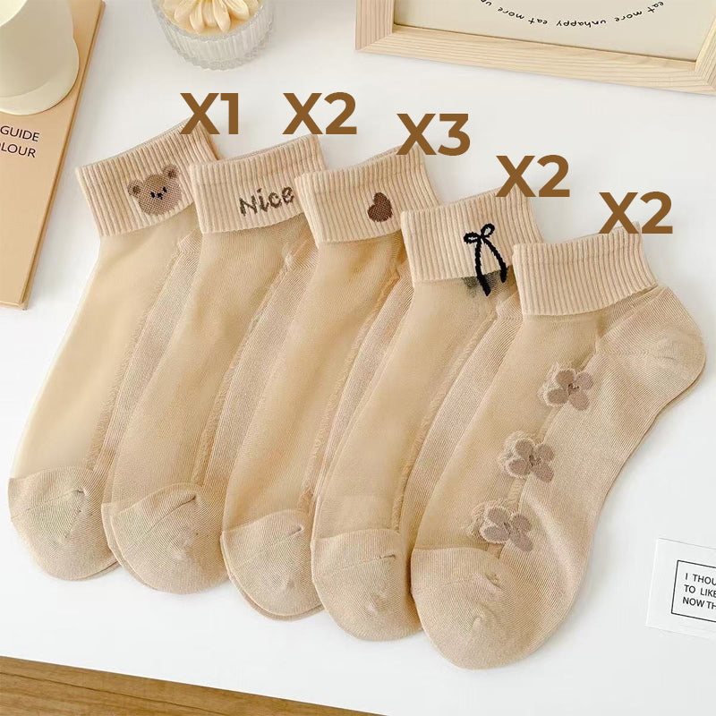 🌴Summer Specials🌴Women's Breathable Mesh Patchwork Ankle Socks✨