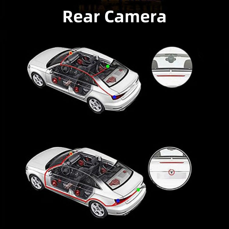 ⏳Time-limited Special⌛1080P 4 Channel Car Camera with Night Vision