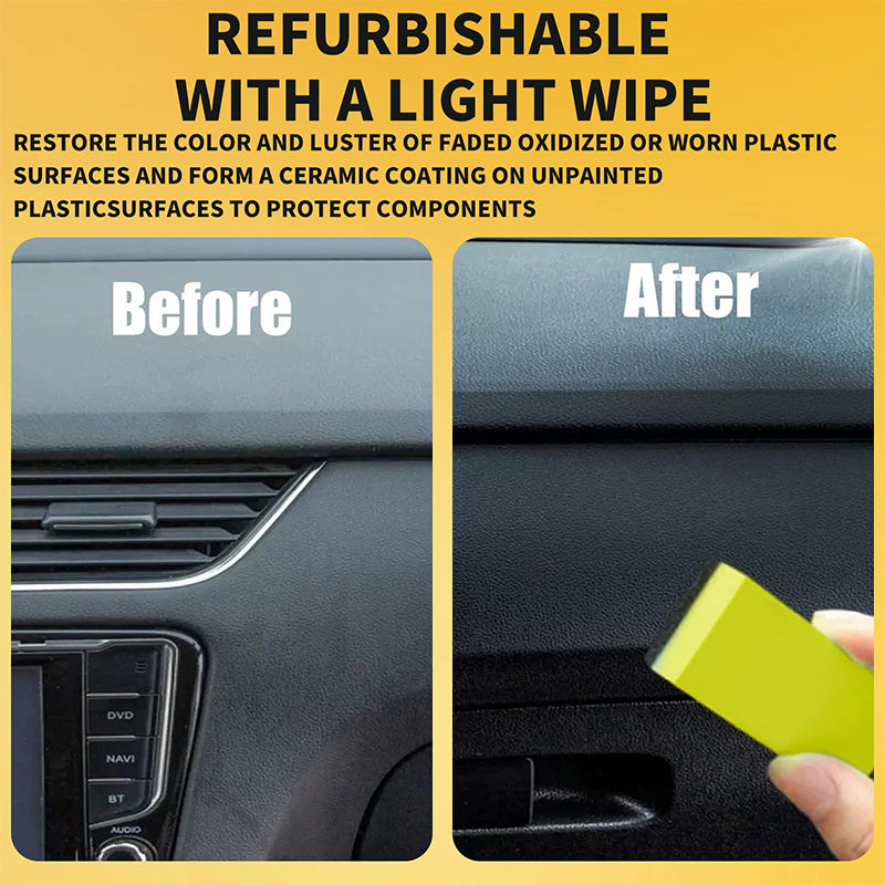 ⏳Time-limited Special⌛Automotive Plastic Interior Crystal Coating Refinishing Restorer