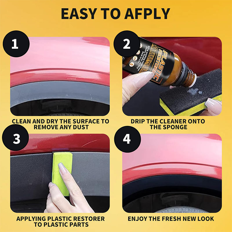 ⏳Time-limited Special⌛Automotive Plastic Interior Crystal Coating Refinishing Restorer