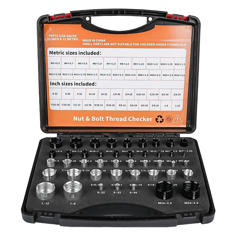 🧰Nut & Bolt Thread Checker Kit for Inspection of Fixed Bolts or Threaded Holes