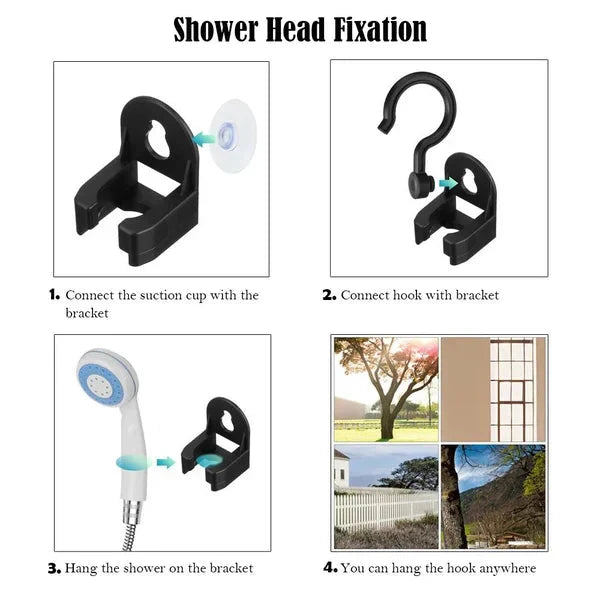 🚿Portable Camping Shower with Adjustable Flow – For Easy & Convenient Outdoor Cleaning!✨