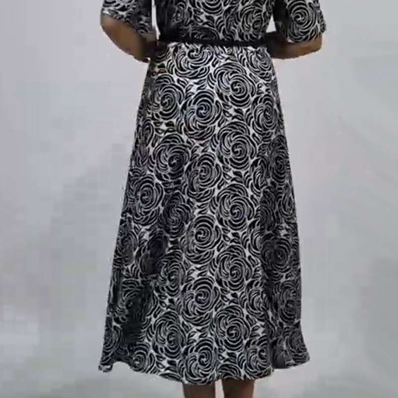 🌴Summer Specials🌴Elegant Printed Maxi Dress with Belt