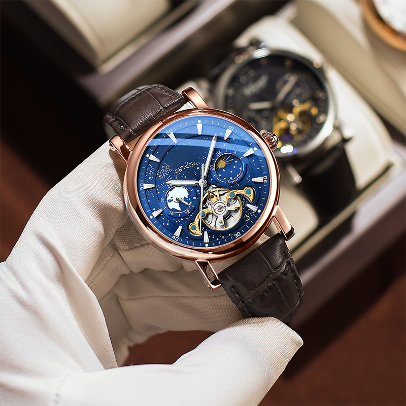 ⏳Time-limited Special⌛Men's Luxury Automatic Luminous Starry Sky Watch