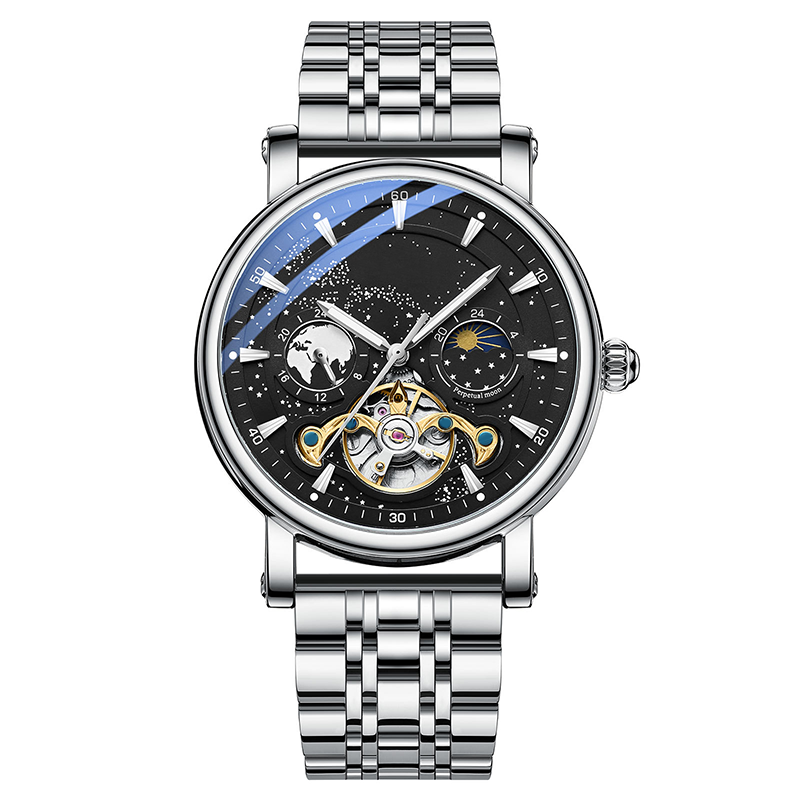 ⏳Time-limited Special⌛Men's Luxury Automatic Luminous Starry Sky Watch