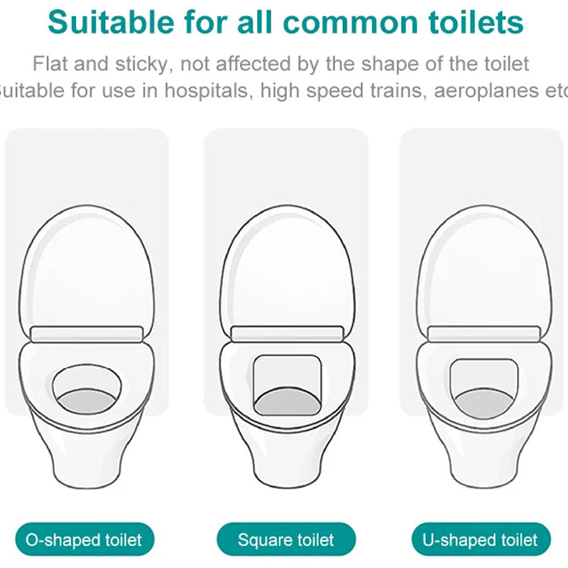 š„ Limited Time Half Price - No Peel Adhesive Disposable Toilet Cover