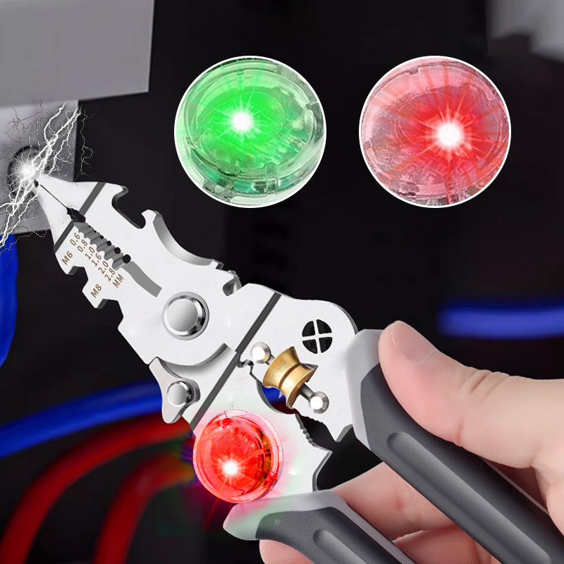 ⏳Time-limited Special⌛10-in-1 Multi-Functional Wire Stripper Scissors With Electrical Test