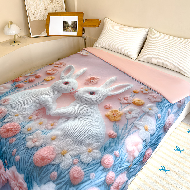 ⏳Time-limited Special⌛Cute Cartoon Cool Feeling Light Air-conditioning Quilt