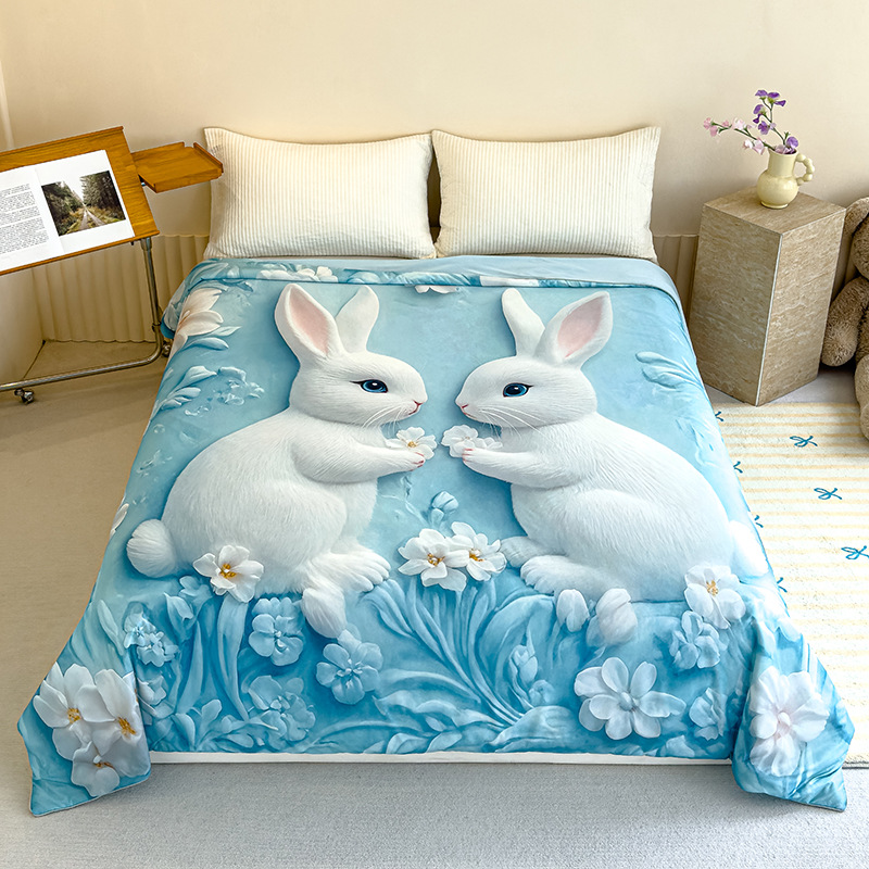 ⏳Time-limited Special⌛Cute Cartoon Cool Feeling Light Air-conditioning Quilt