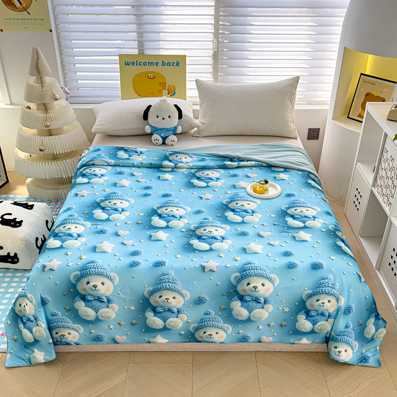 ⏳Time-limited Special⌛Cute Cartoon Cool Feeling Light Air-conditioning Quilt