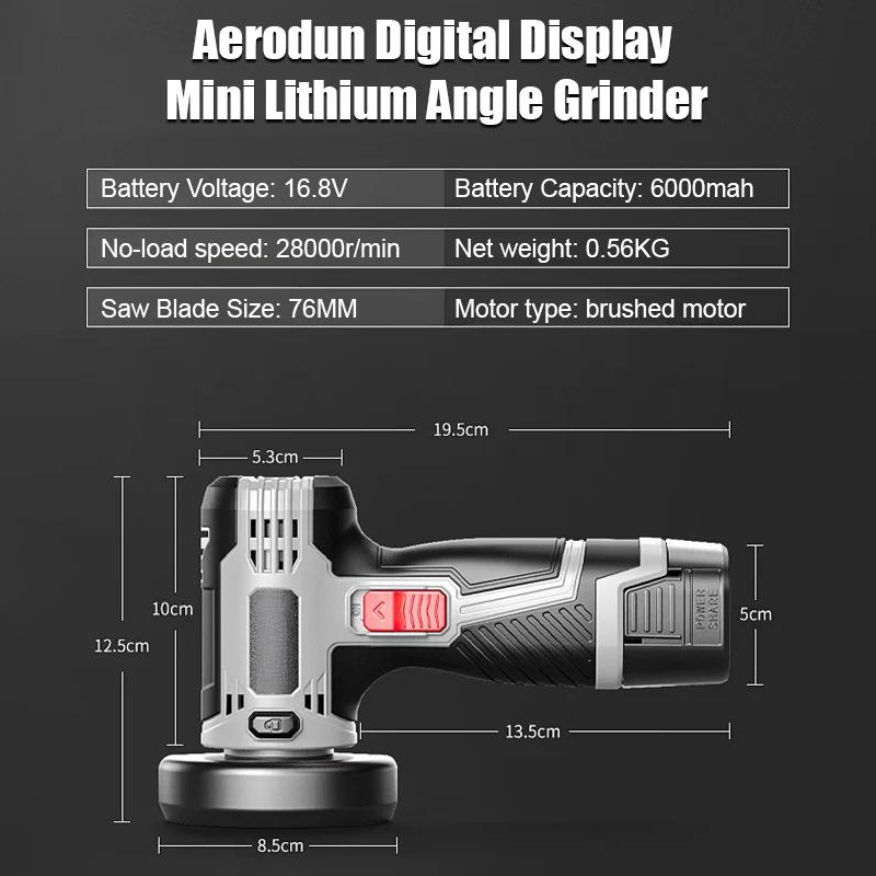 š§°Angle Grinder With Digital Display