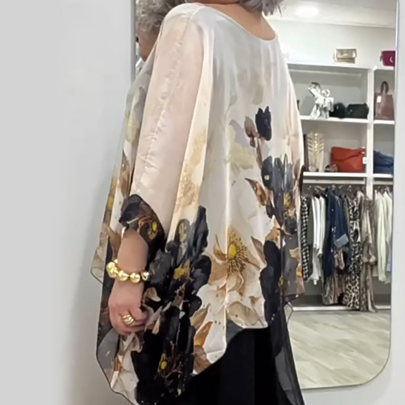 ⏳Time-limited Special⏰Women's Casual Printed Round Neck Top