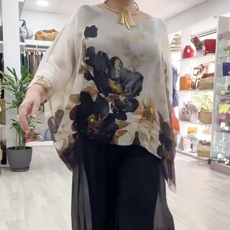 ⏳Time-limited Special⏰Women's Casual Printed Round Neck Top