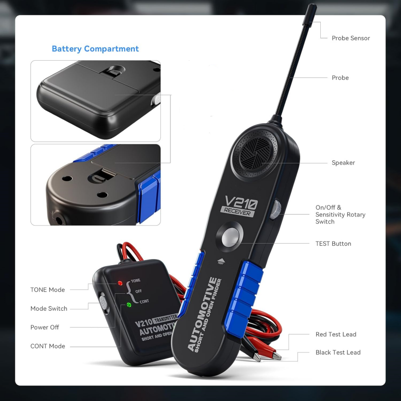 🚗⚡ Automotive Electrics: Fast and Accurate Detection of Open and Short Circuits - Your Reliable Tester