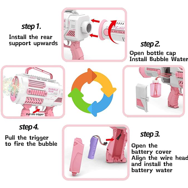 ⏳Time-limited Special⌛Automatic Gatling Bubble Toy