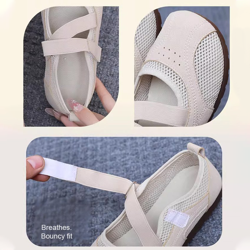 ⏳Time-limited Special⌛Ballet Style Breathable Mesh Flat Shoes💖