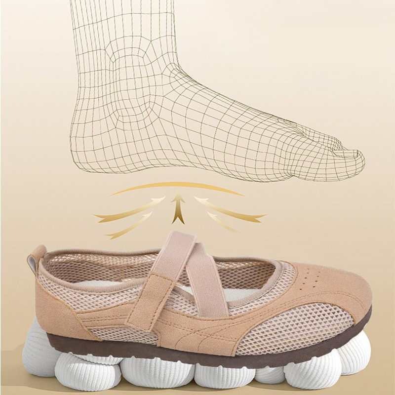 ⏳Time-limited Special⌛Ballet Style Breathable Mesh Flat Shoes💖