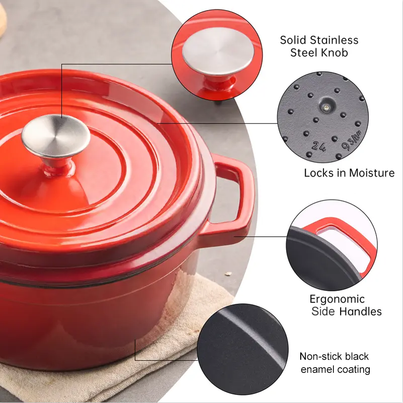 ⏳Time-limited Special⏰Deep Nonstick Stockpot with Ceramic Coating