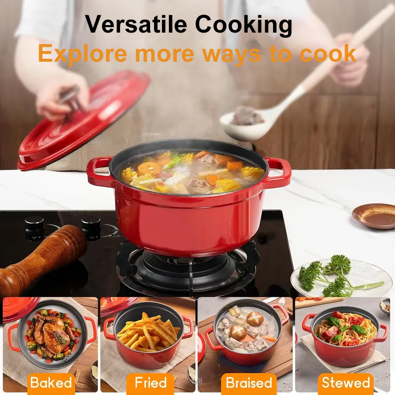 ⏳Time-limited Special⏰Deep Nonstick Stockpot with Ceramic Coating