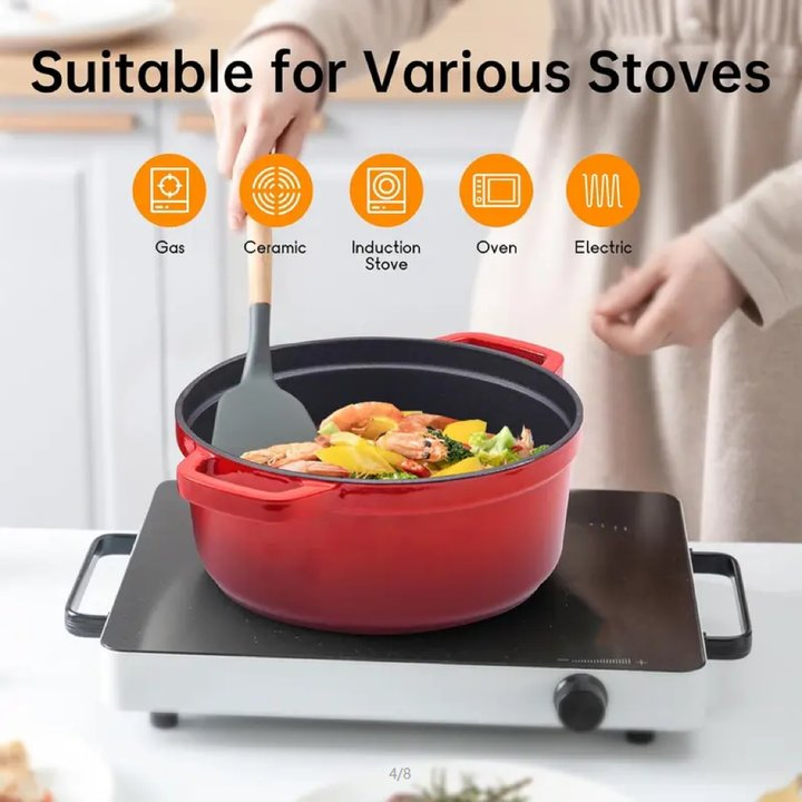 ⏳Time-limited Special⏰Deep Nonstick Stockpot with Ceramic Coating