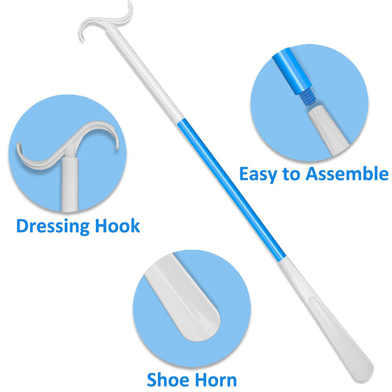 Adjustable Long Shoe Horn with Sock Remover for Seniors🦯