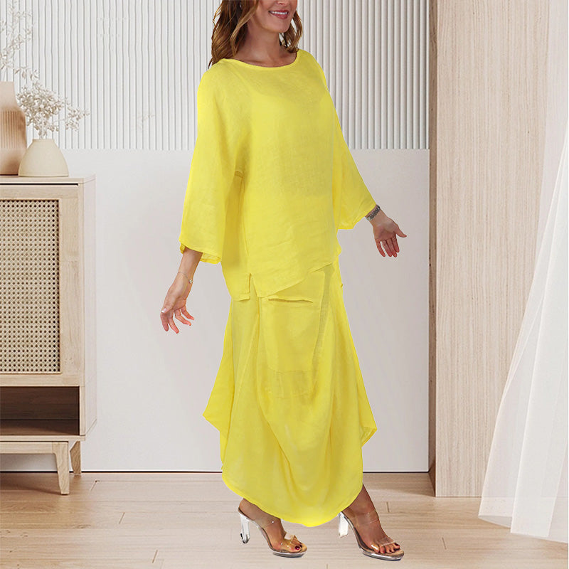 ⏳Time-limited Special⏰Women’s Oversized T-Shirt & Skirt Lounge Set