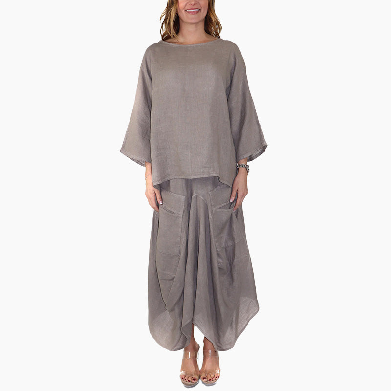 ⏳Time-limited Special⏰Women’s Oversized T-Shirt & Skirt Lounge Set