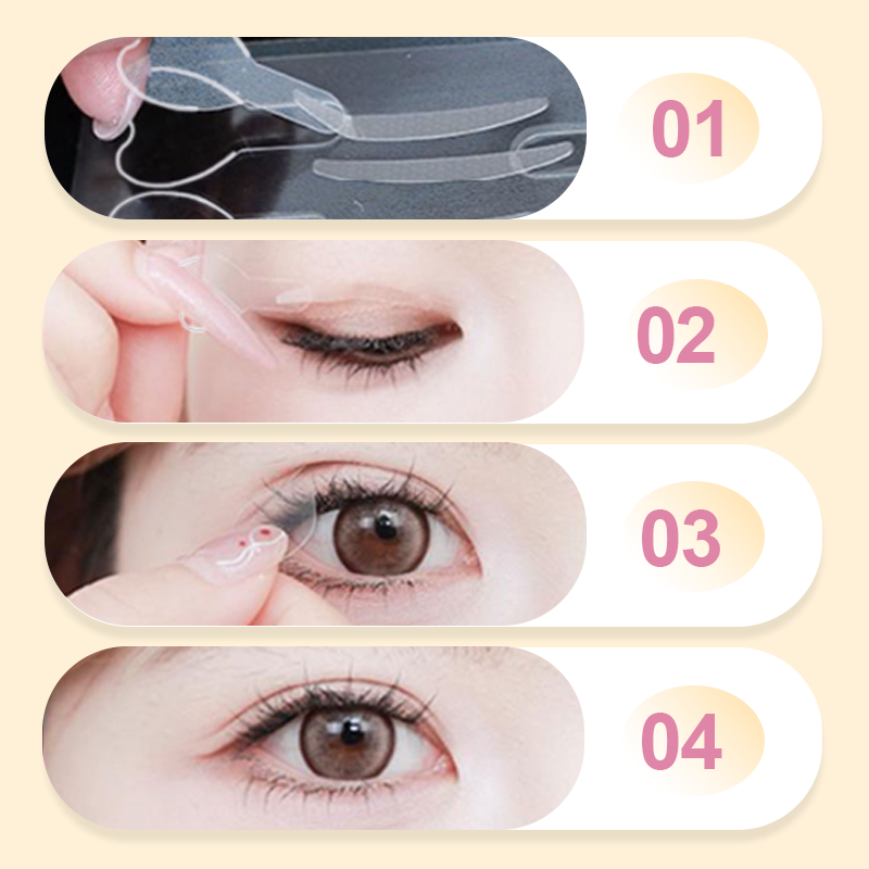 ✨Buy 1 Get 1 Free✨Invisible Strong Support Double Eyelid Tapes