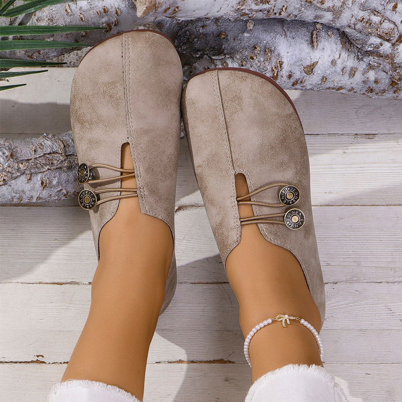 ⏳Time-limited Special⏰Women's New Soft Synthetic Leather Flat Shoes