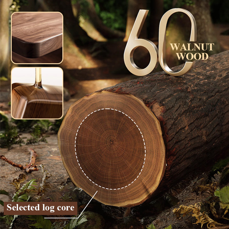 ⏳Time-limited Special⏰Walnut Suction Cup Bathroom Shelf