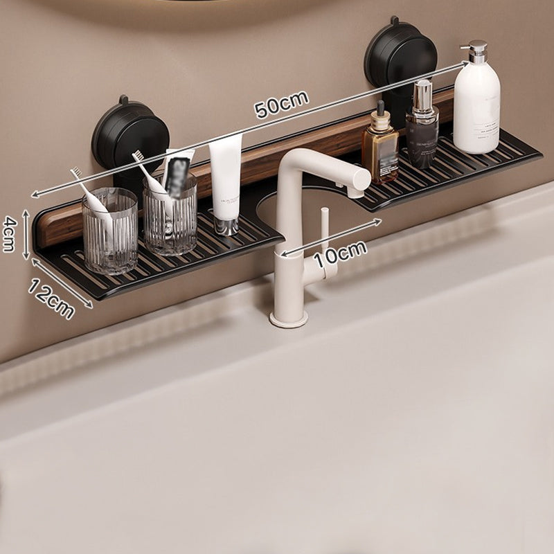 ⏳Time-limited Special⏰Walnut Suction Cup Bathroom Shelf