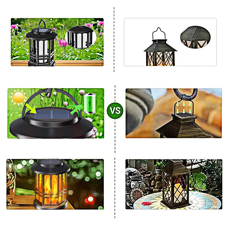 ⏳Time-limited Special⏰Waterproof Outdoor Solar Flame Lantern Light🎃