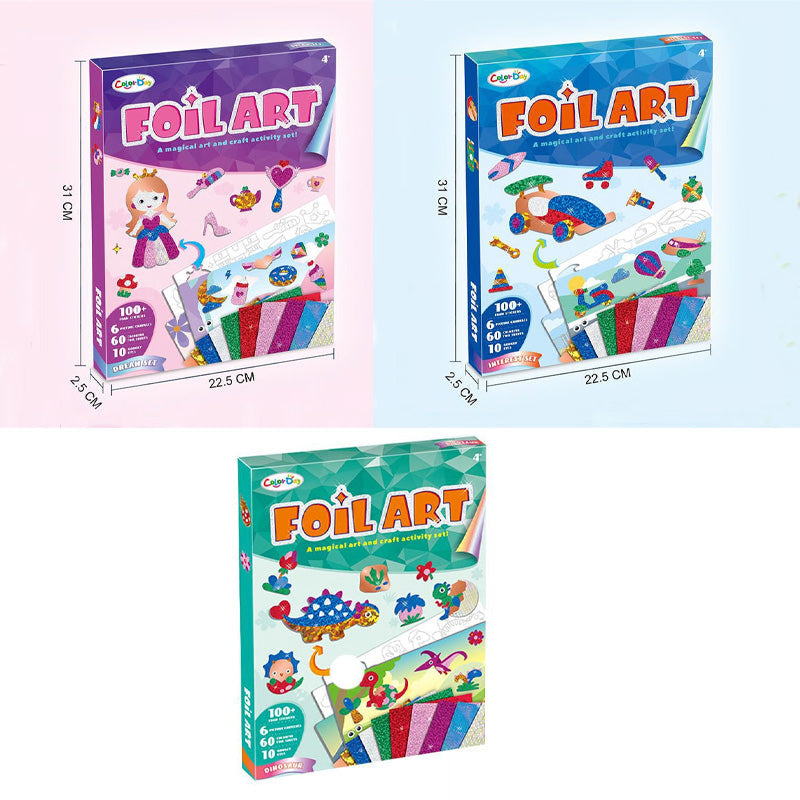 ⏳Time-limited Special⏰Children's Creative Fun Foil Art Set