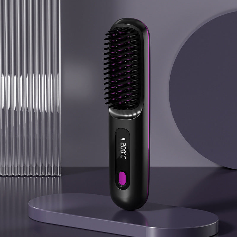 ⏳Time-limited Special⏰Wireless Ceramic Heating Hair Straightening Comb