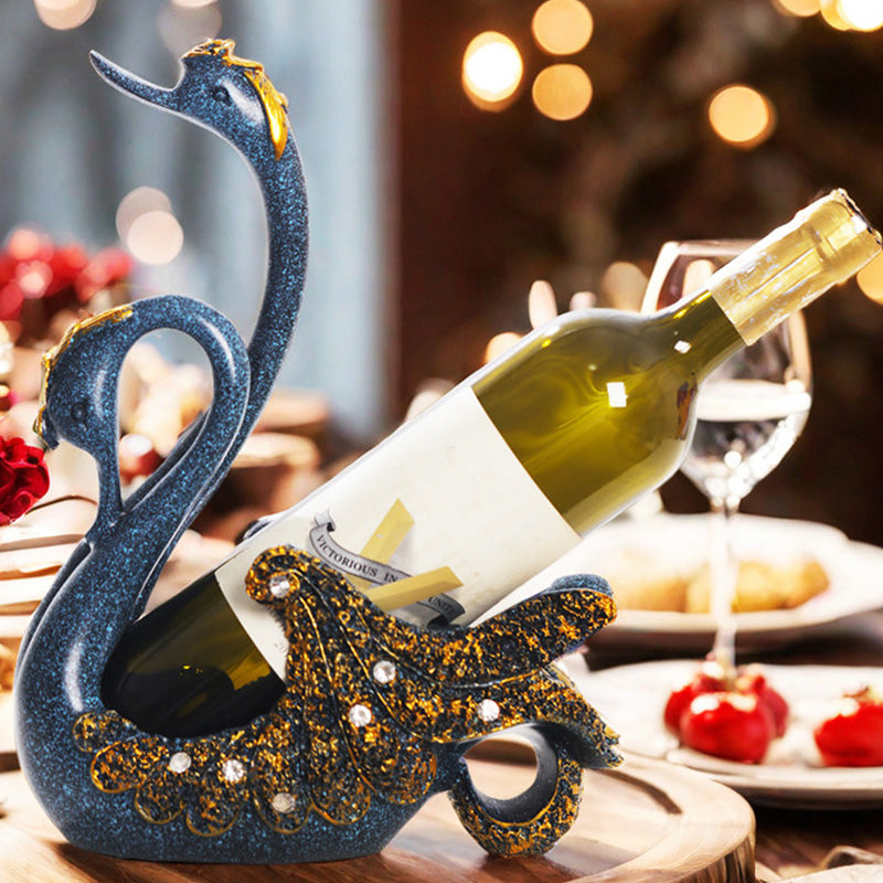 ⏳Time-limited Special⏰Swan Wine Bottle Holder Rack