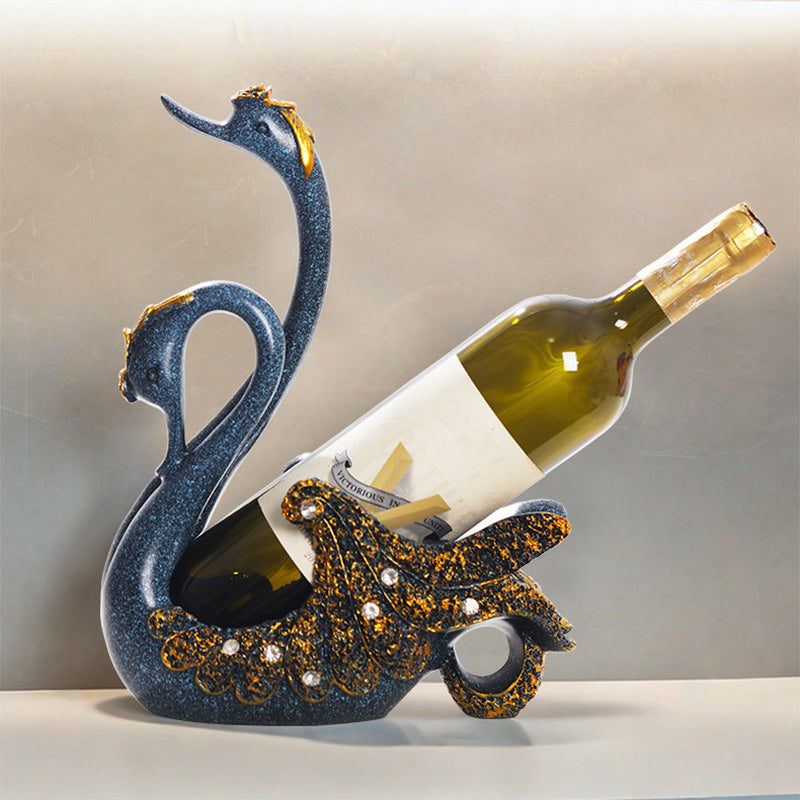 ⏳Time-limited Special⏰Swan Wine Bottle Holder Rack