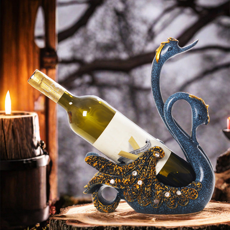 ⏳Time-limited Special⏰Swan Wine Bottle Holder Rack
