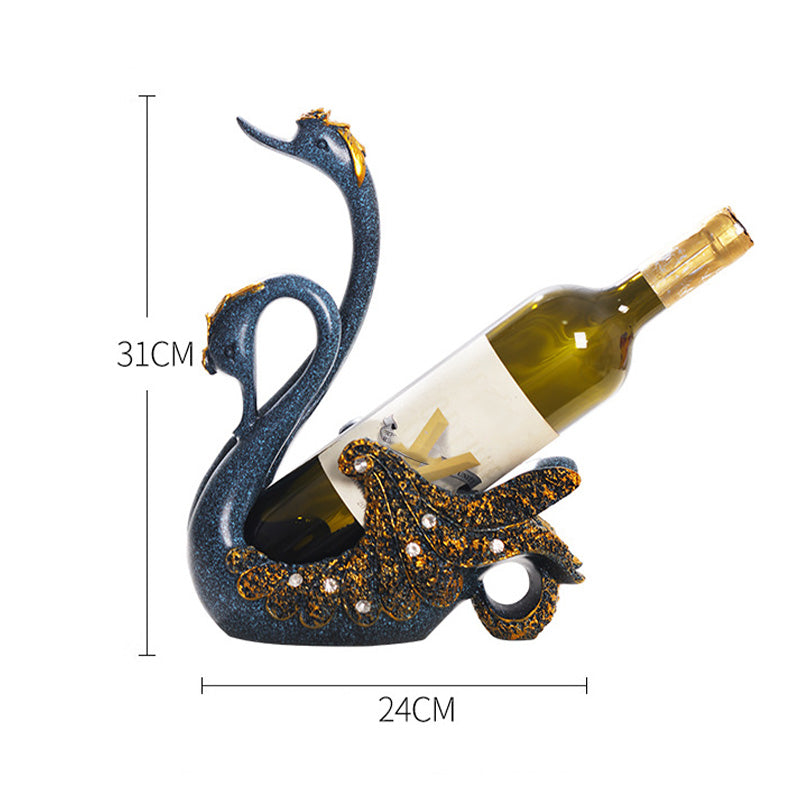 ⏳Time-limited Special⏰Swan Wine Bottle Holder Rack