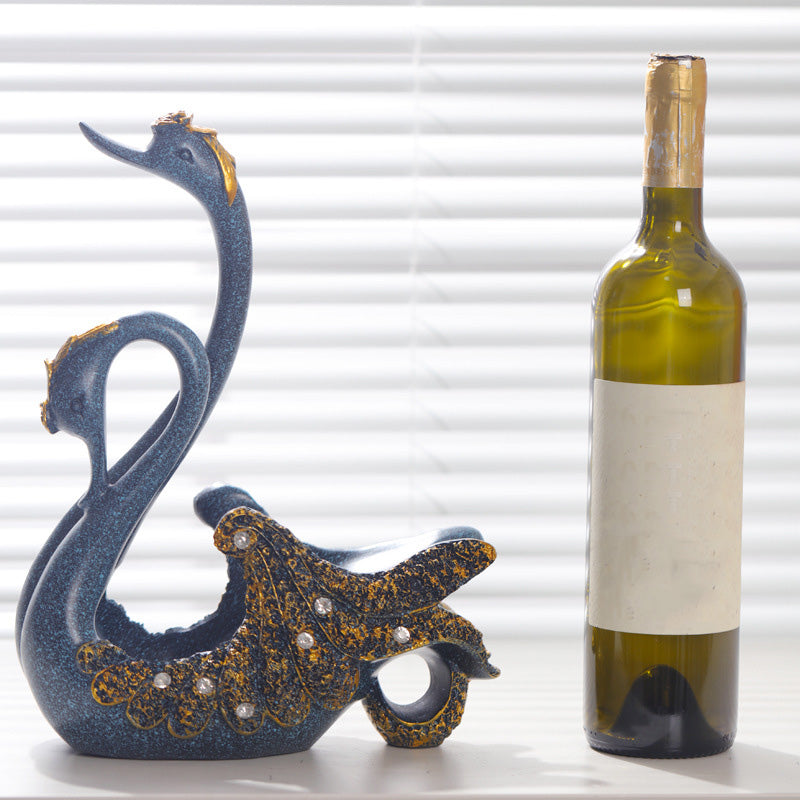 ⏳Time-limited Special⏰Swan Wine Bottle Holder Rack