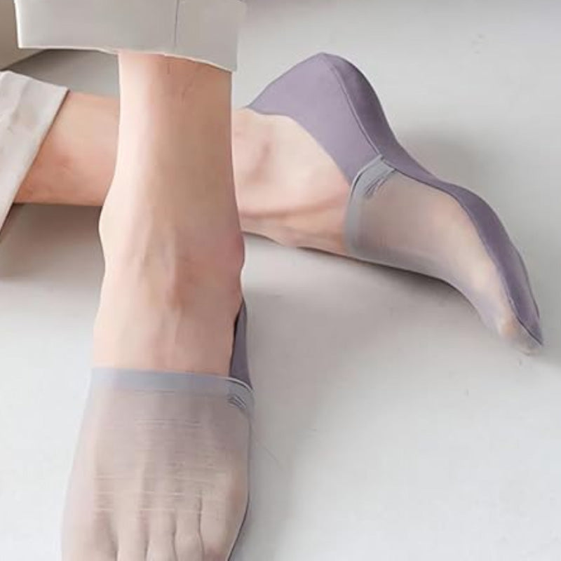 5/10 Pairs Ice Silk No-Show Socks Set(50% OFF)