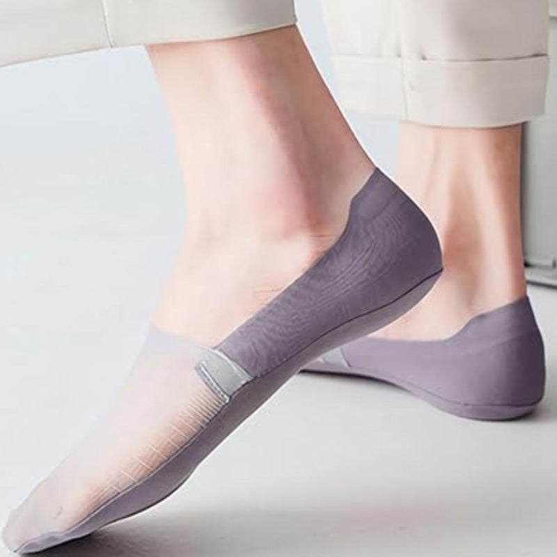 5/10 Pairs Ice Silk No-Show Socks Set(50% OFF)